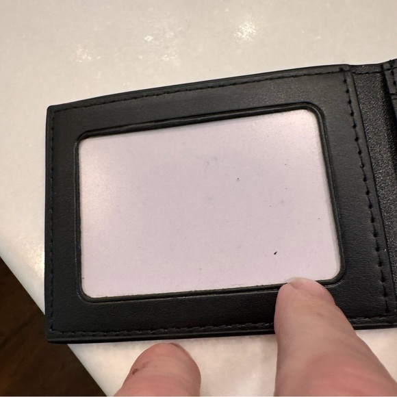 NWT Coach Men’s Boxed 3 In 1 Wallet Gift Set Box Pebble Black Leather - Picture 6 of 10